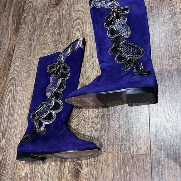 Gomez Rivas vintage purple boot size 36 - Picture 1 of 9
